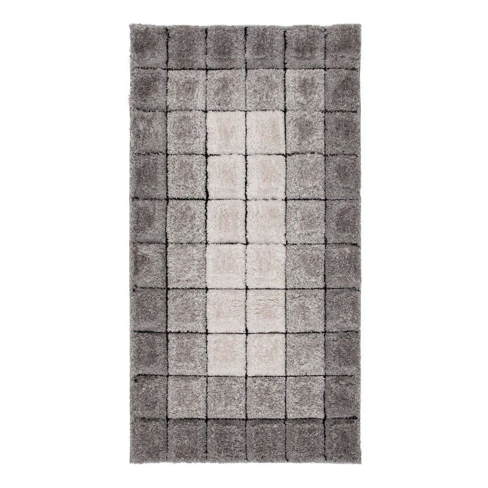 Sivý koberec Flair Rugs Cube, 80 × 150 cm - Bonami.sk