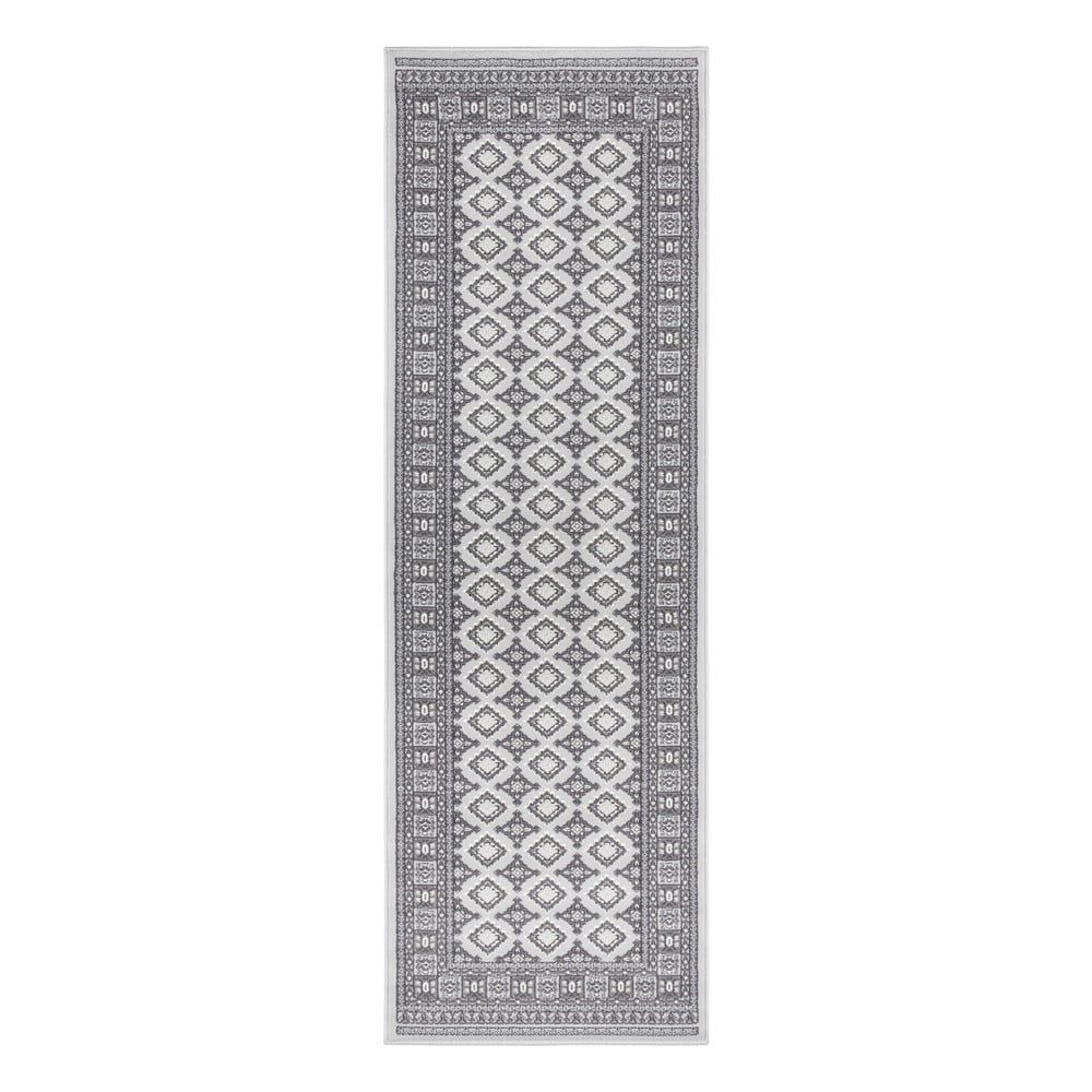 Sivý koberec Nouristan Sao Buchara, 80 x 250 cm - Bonami.sk