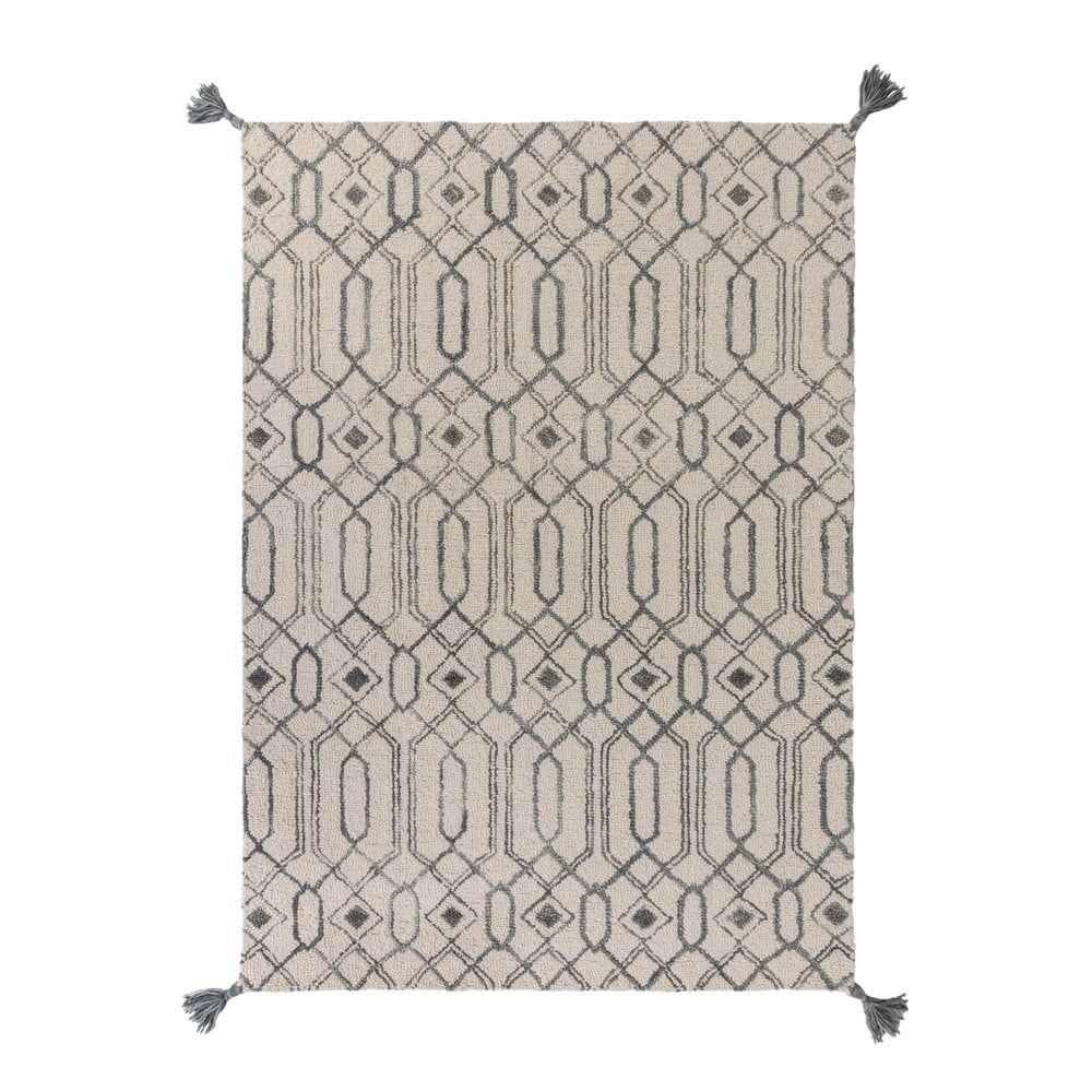Sivý vlnený koberec Flair Rugs Pietro, 200 x 290 cm - Bonami.sk