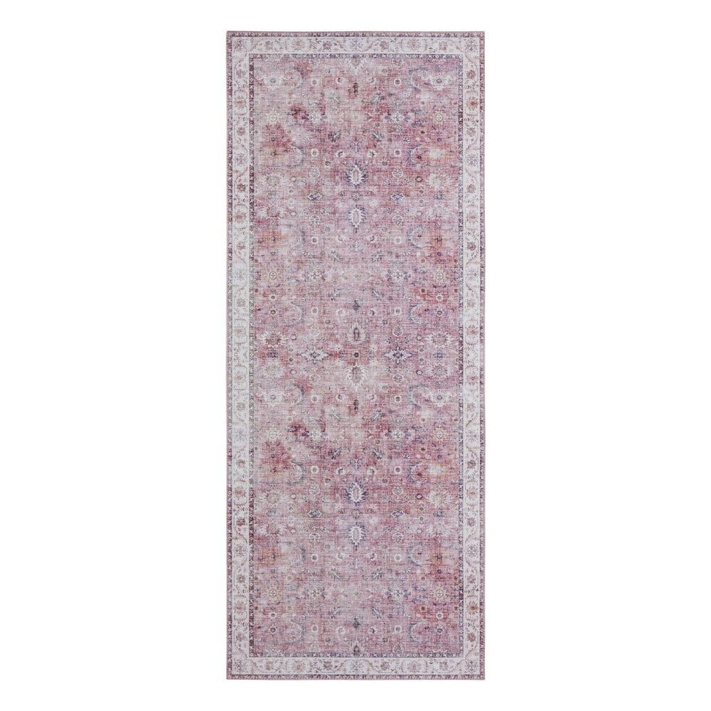 Svetločervený koberec Nouristan Vivana, 80 x 200 cm - Bonami.sk