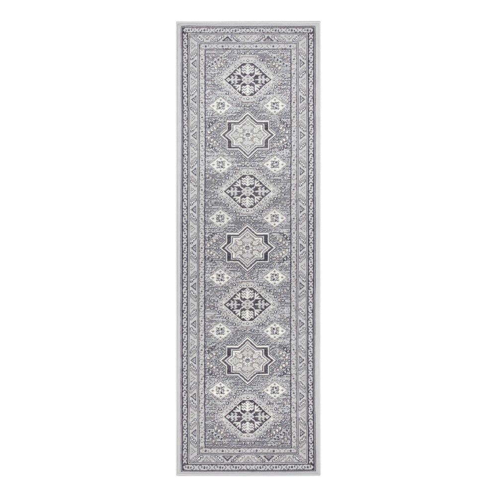 Svetlosivý koberec Nouristan Saricha Belutsch, 80 x 250 cm - Bonami.sk