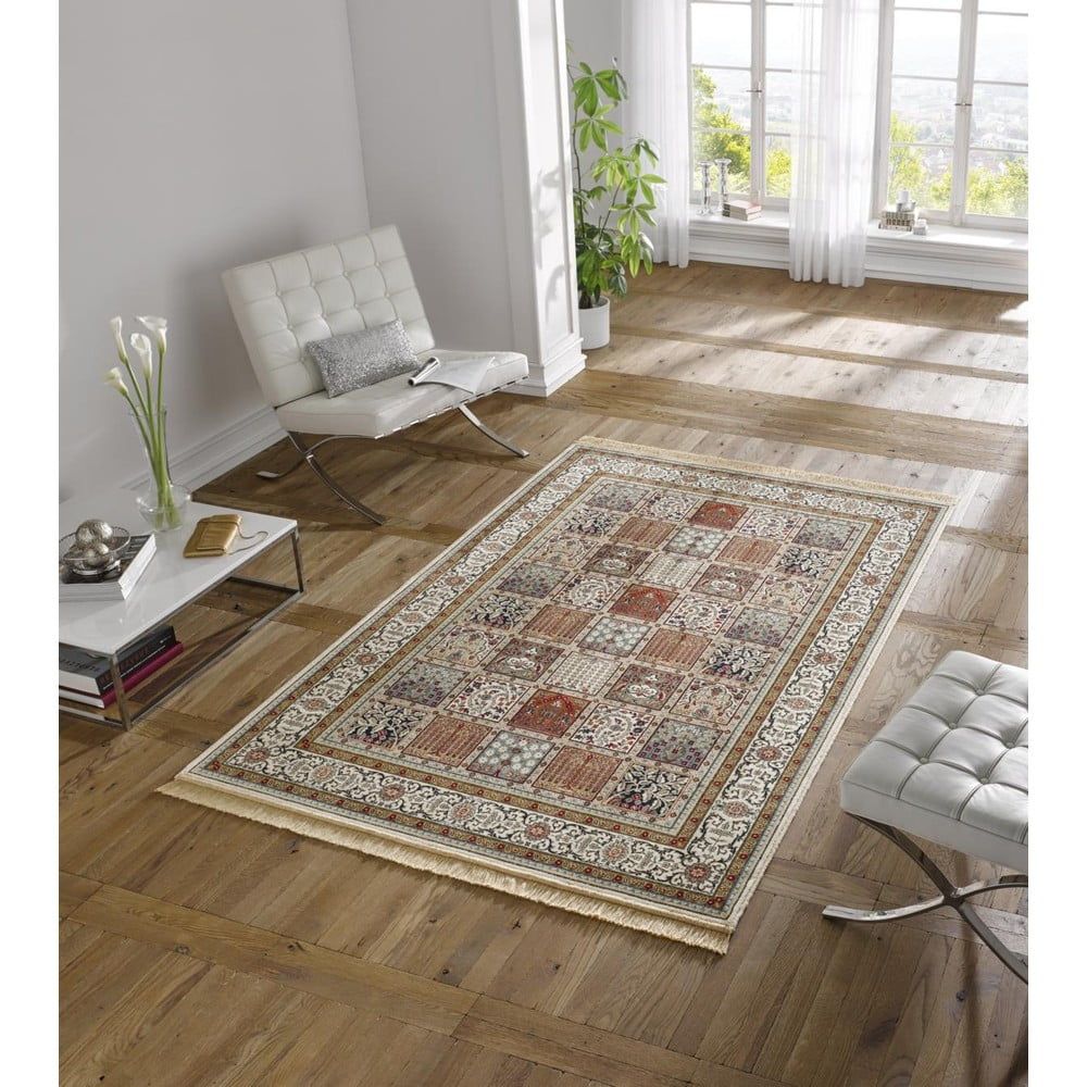 Krémovobiely koberec z viskózy Mint Rugs Precious, 160 x 230 cm - Bonami.sk