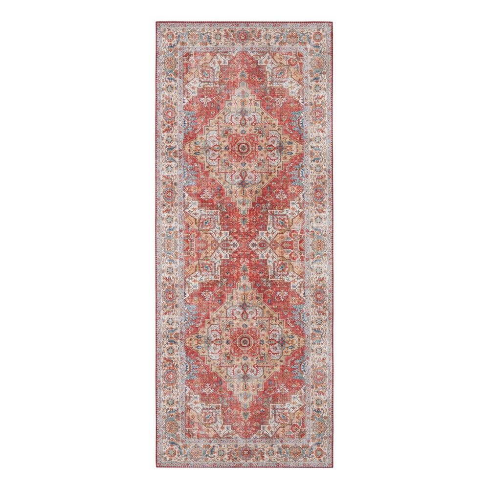 Tehlovočervený koberec Nouristan Sylla, 80 x 200 cm - Bonami.sk