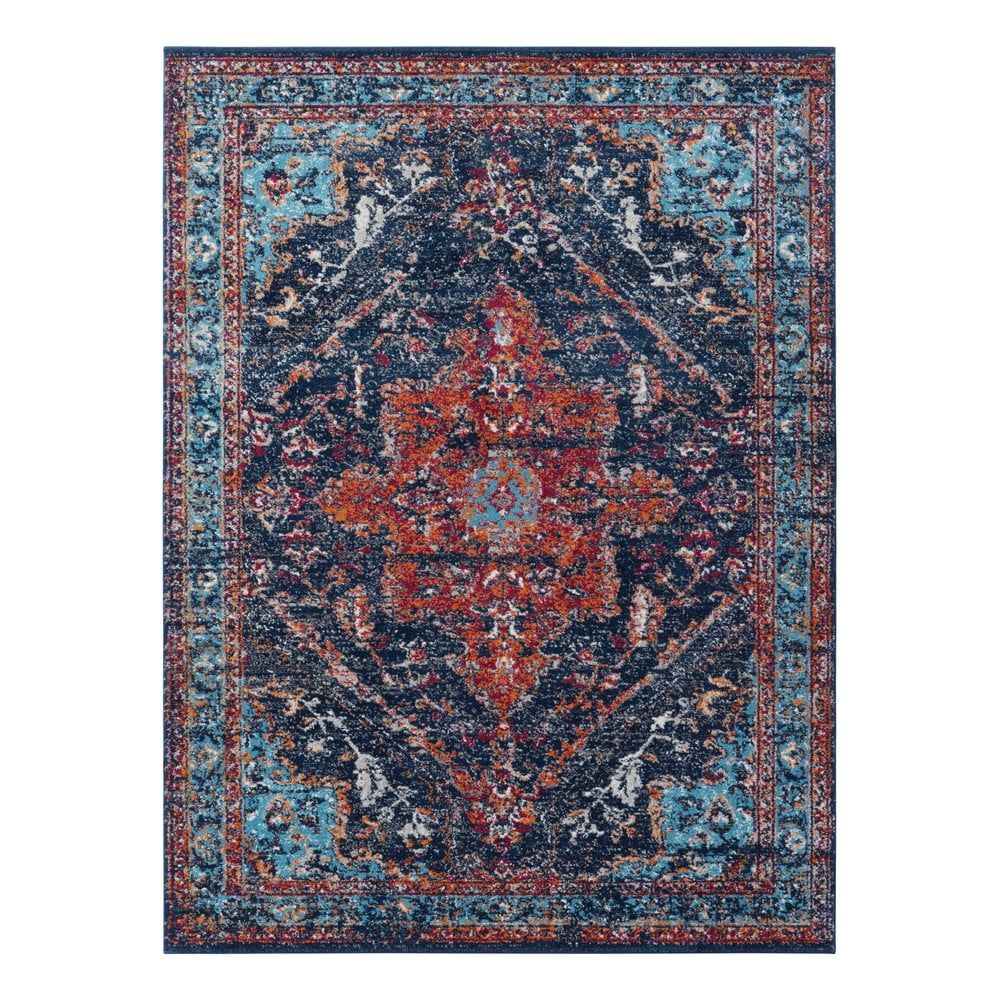 Tmavomodro-červený koberec Nouristan Azrow, 120 x 170 cm - Bonami.sk