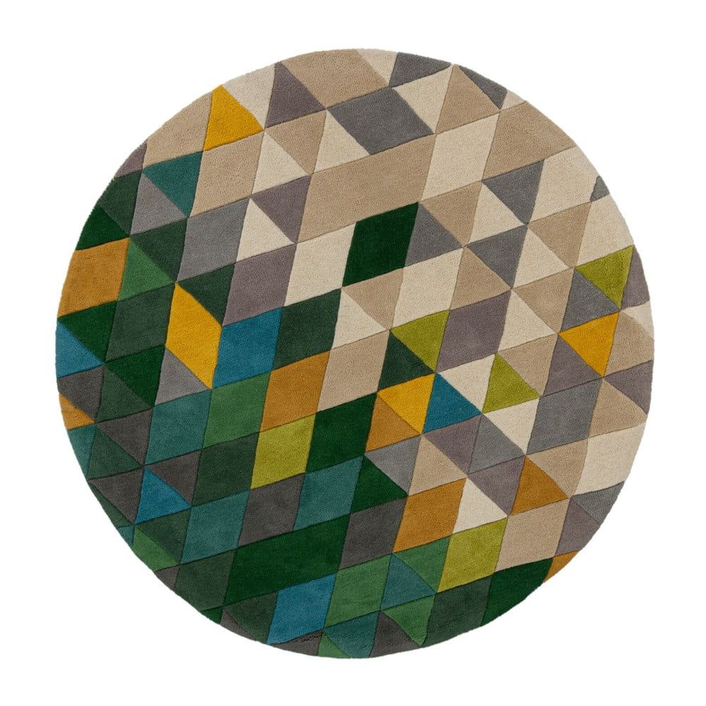 Vlnený koberec Flair Rugs Prism, ⌀ 160 cm - Bonami.sk