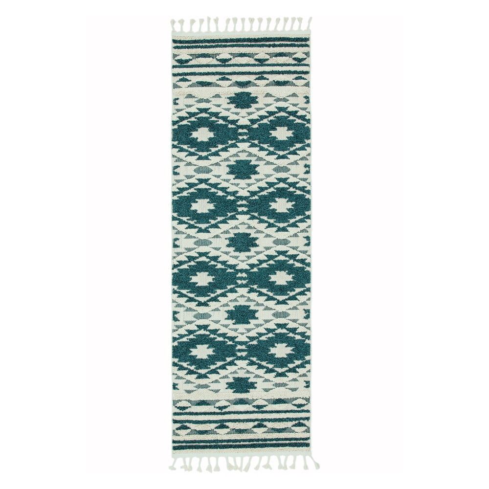 Zelený koberec Asiatic Carpets Taza, 80 x 240 cm - Bonami.sk