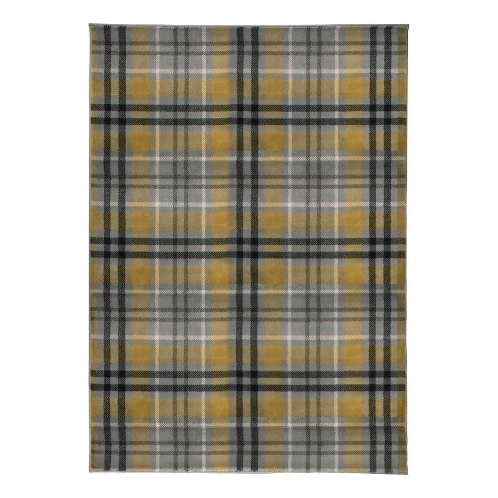 Žlto-sivý koberec Flair Rugs Highland, 120 x 170 cm - Bonami.sk