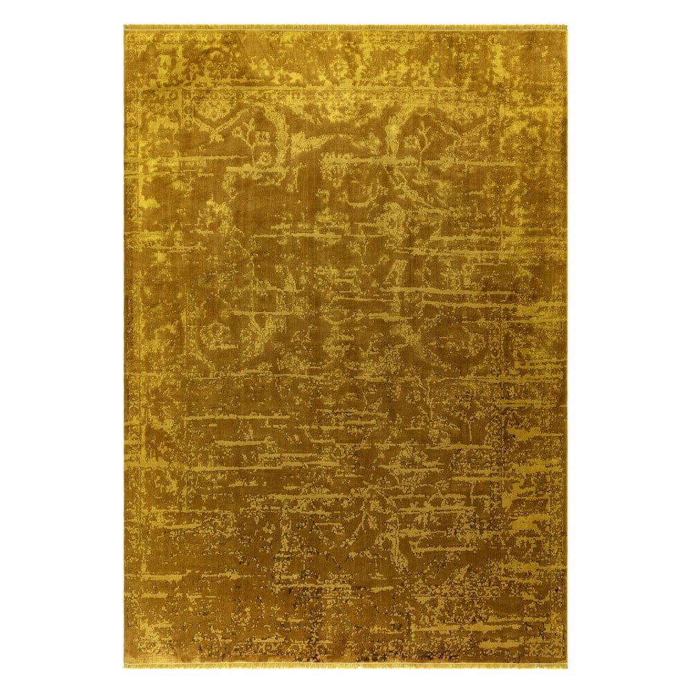 Žltý koberec Asiatic Carpets Abstract, 120 x 170 cm - Bonami.sk