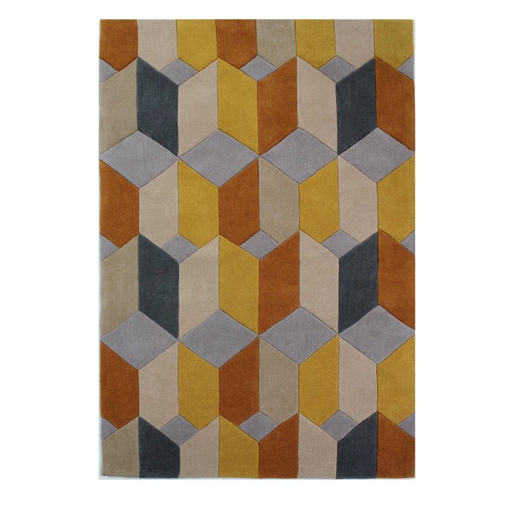 Žltý koberec Flair Rugs Scope, 120 x 170 cm - Bonami.sk
