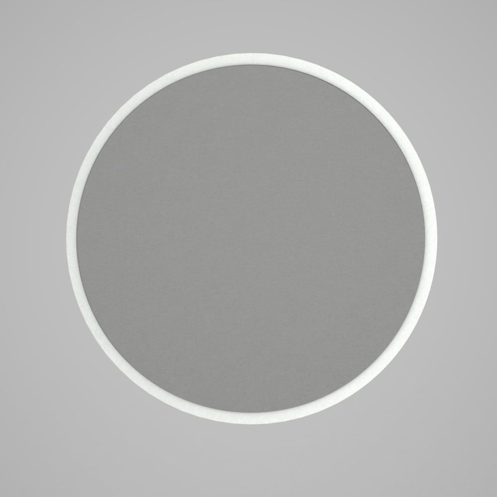 Guľaté nástenné zrkadlo v bílémém ráme Glob, ⌀ 59 cm - Bonami.sk