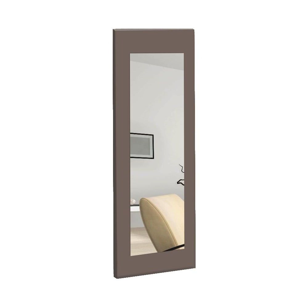 Nástenné zrkadlo s hnedým rámom Oyo Concept Chiva, 40 x 120 cm - Bonami.sk