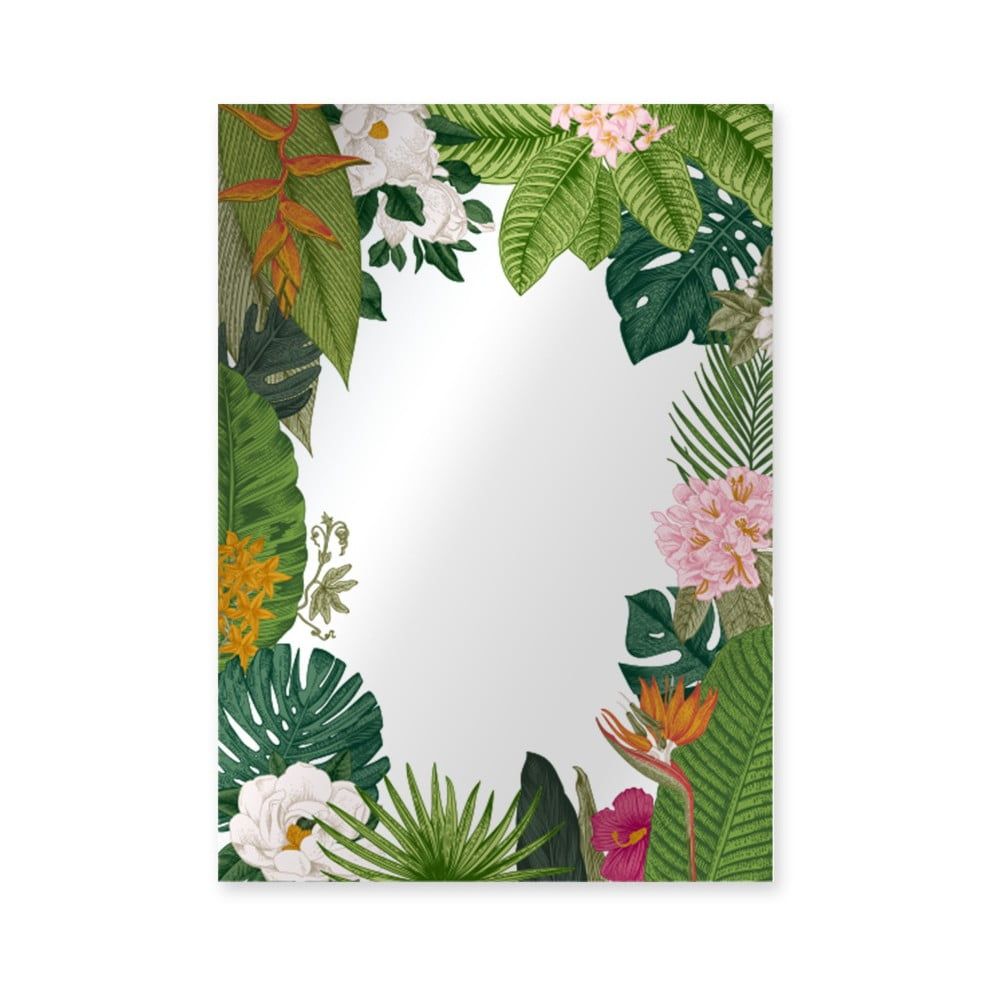 Nástenné zrkadlo Surdic Espejo Decorado Tropical Frame, 50 × 70 cm - Bonami.sk
