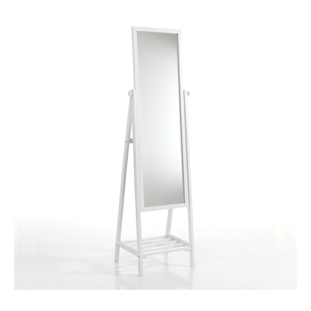 Biele stojacie zrkadlo s policou Tomasucci Brill - Bonami.sk
