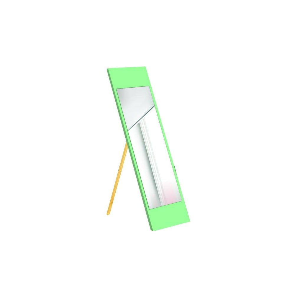 Stojacie zrkadlo so zeleným rámom Oyo Concept, 35 x 140 cm - Bonami.sk