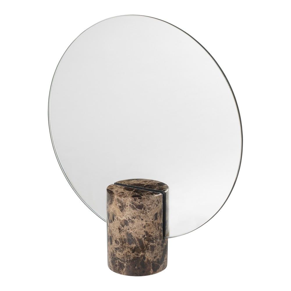 Zrkadlo s hnedým mramorovým podstavcom Blomus Marble - Bonami.sk
