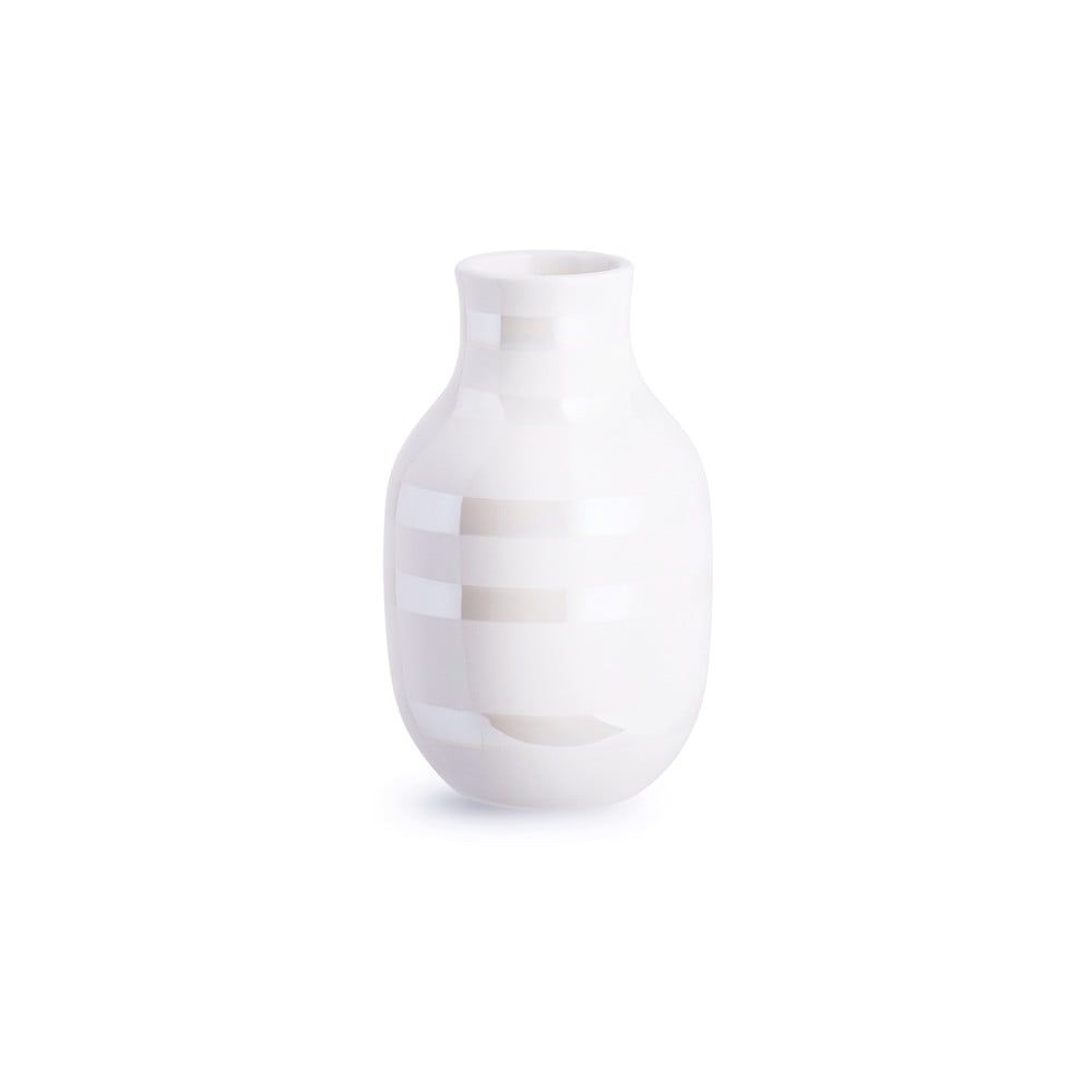 Biela kameninová váza Kähler Design Omaggio, výška 12,5 cm - Bonami.sk