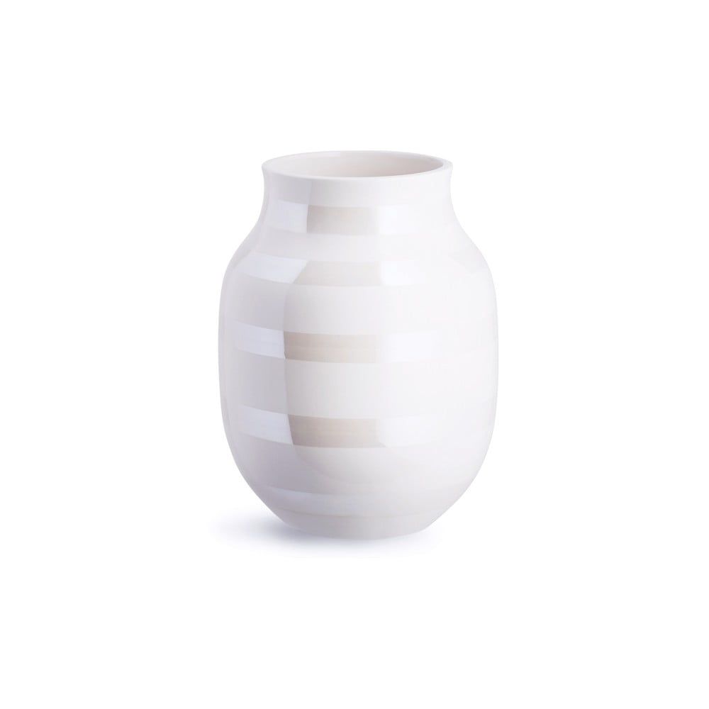 Biela kameninová váza Kähler Design Omaggio, výška 20 cm - Bonami.sk