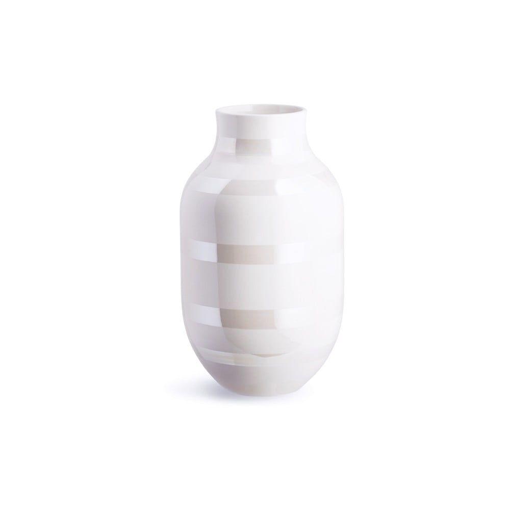 Biela kameninová váza Kähler Design Omaggio, výška 30,5 cm - Bonami.sk