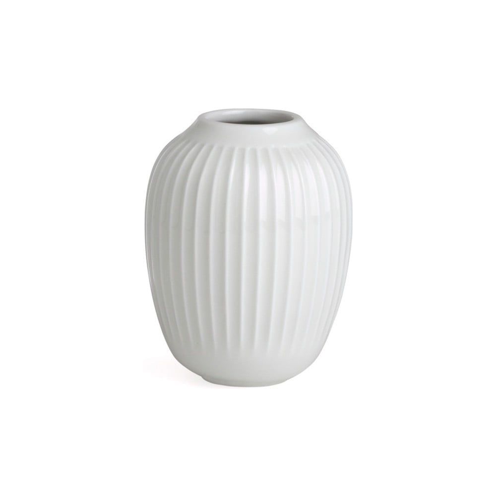 Biela kameninová váza Kähler Design Hammershoi, výška 10 cm - Bonami.sk