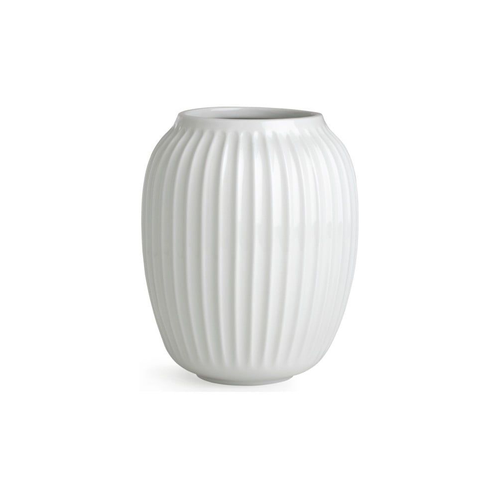 Biela kameninová váza Kähler Design Hammershoi, výška 20 cm - Bonami.sk