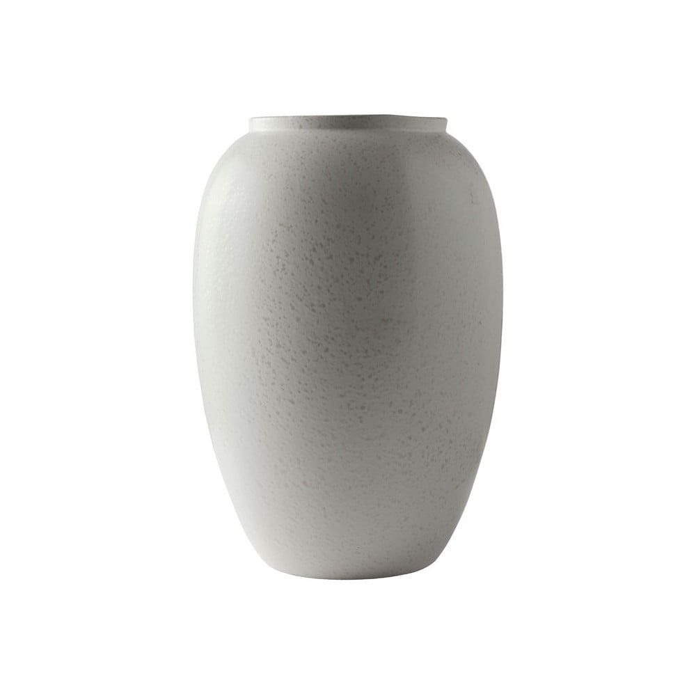 Krémovobiela kameninová váza Bitz Basics Matte Cream, výška 50 cm - Bonami.sk