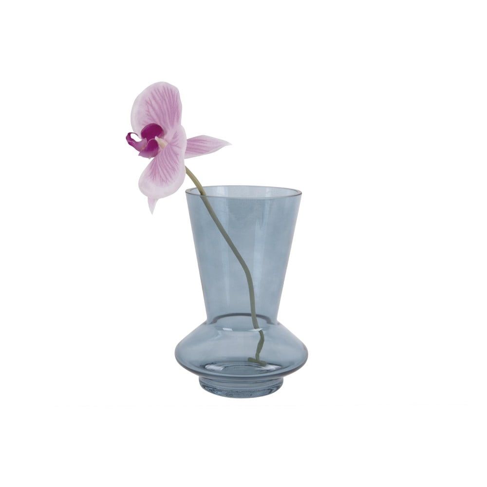 Modrá sklenená váza PT LIVING Glow, výška 17,5 cm - Bonami.sk