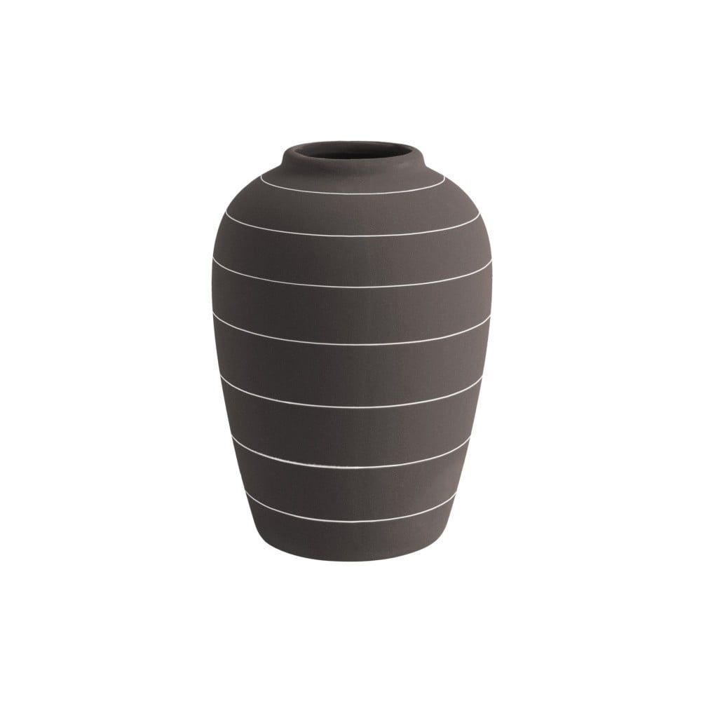 Tmavohnedá keramická váza PT LIVING Terra, ⌀ 13 cm - Bonami.sk