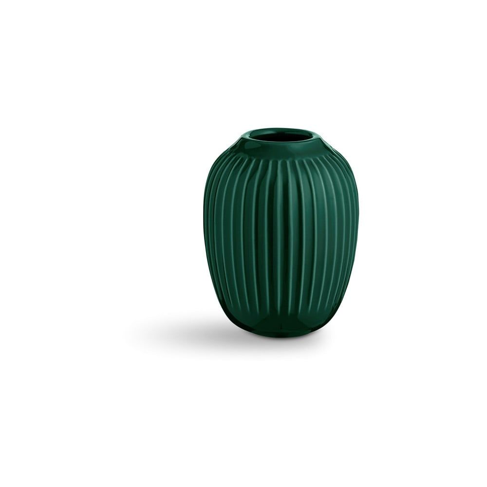 Zelená kameninová váza Kähler Design Hammershoi, výška 10 cm - Bonami.sk