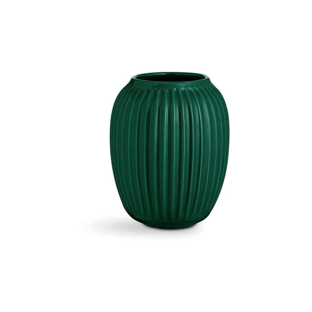 Zelená kameninová váza Kähler Design Hammershoi, výška 20 cm - Bonami.sk