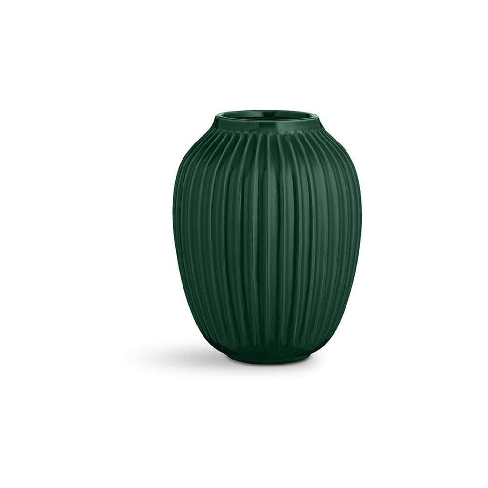 Zelená kameninová váza Kähler Design Hammershoi, výška 25 cm - Bonami.sk