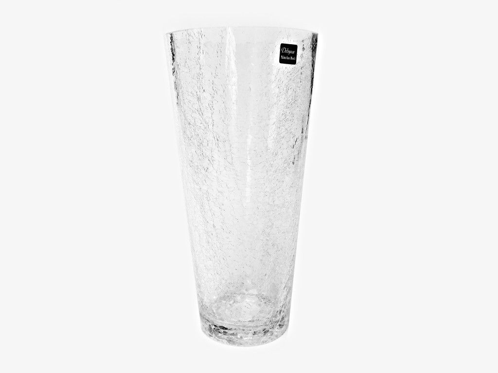 Váza sklo 12x25cm - HomePoint.sk