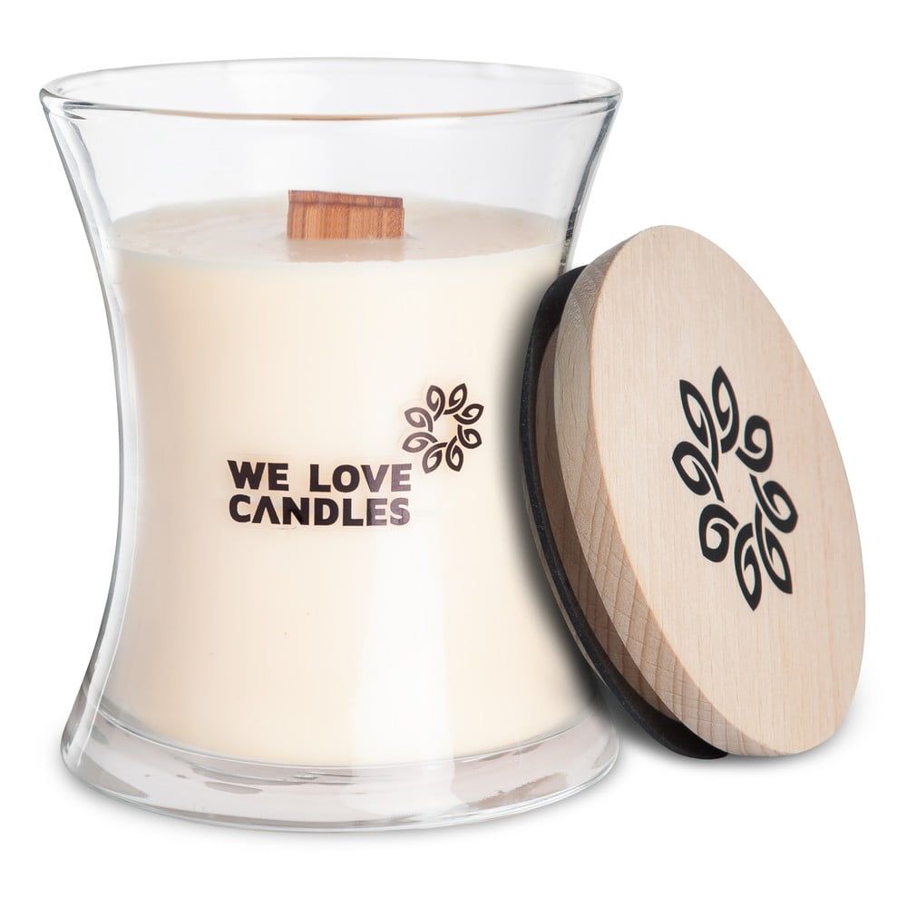 Sviečka zo sójového vosku We Love Candles Ivory Cotton, doba horenia 64 hodín - Bonami.sk