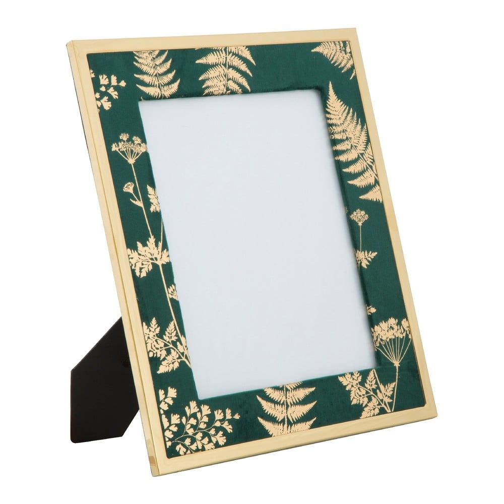Zeleno-zlatý stolový fotorámik Mauro Ferretti Glam, 20 × 25 cm - Bonami.sk