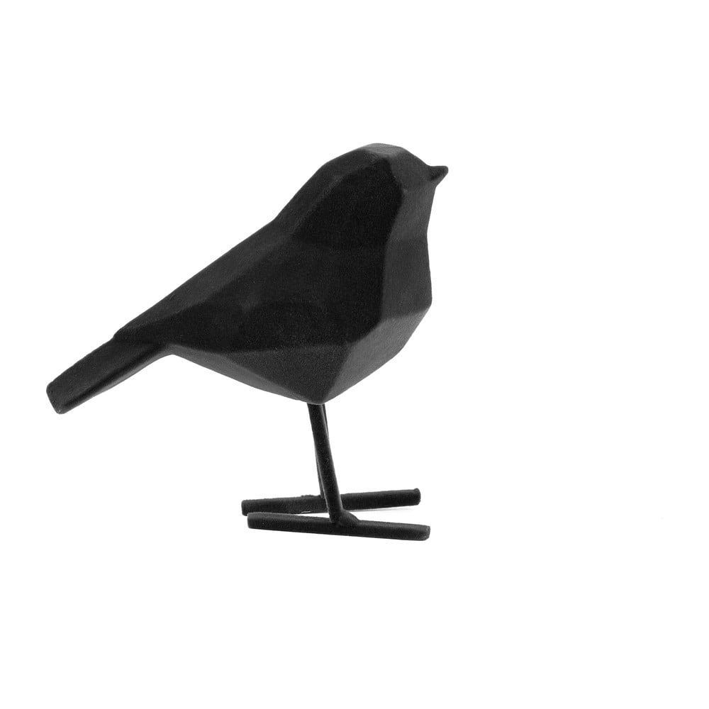 Čierna dekoratívna soška PT LIVING Bird, výška 17 cm - Bonami.sk