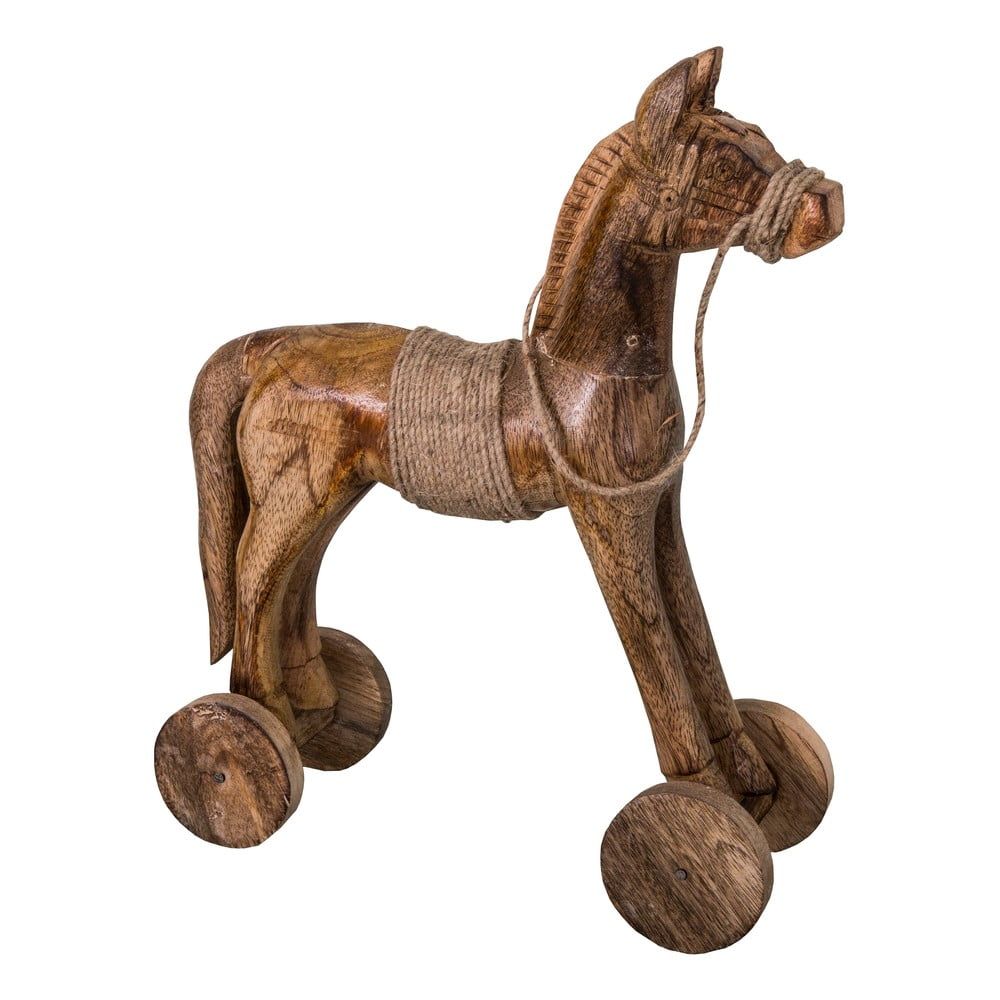 Dekoratívna drevená socha koňa Antic Line Cheval, výška 31 cm - Bonami.sk