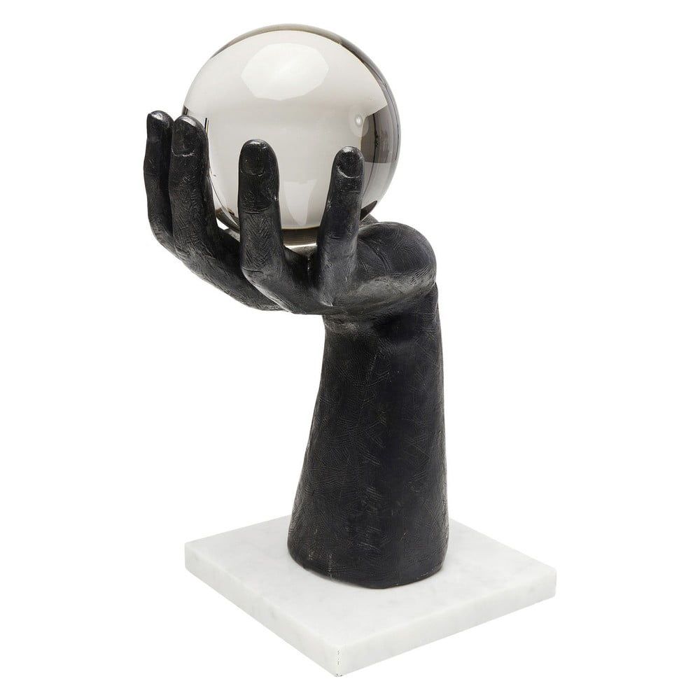 Dekoratívne socha Kare Design Ball Hand, výška 31 cm - Bonami.sk