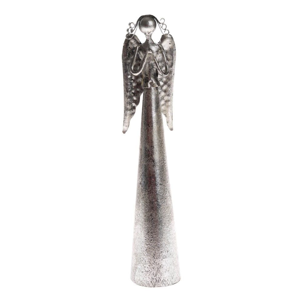 Kovová dekorácia v tvare modliaceho sa anjela Dakls, výška 16,5 cm - Bonami.sk
