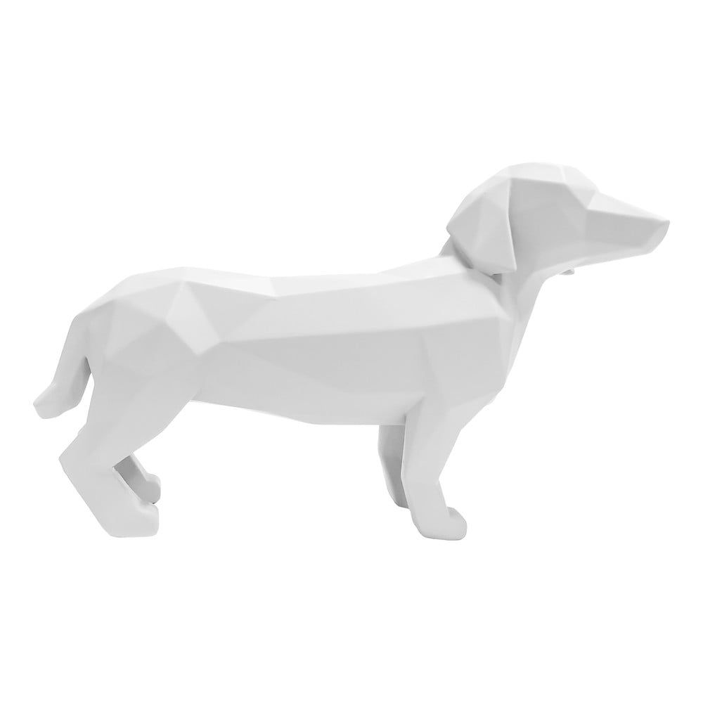 Matne biela soška PT LIVING Origami Standing Dog, výška 20,8 cm - Bonami.sk
