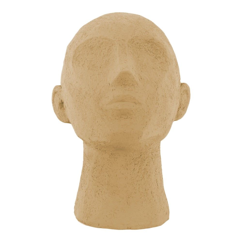 Pieskovohnedá dekoratívna soška PT LIVING Face Art, výška 22,8 cm - Bonami.sk