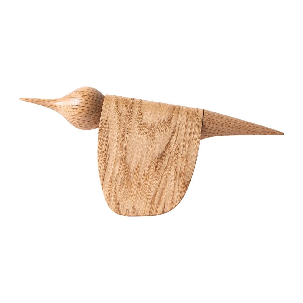 Soška v tvare vtáčika z dubového dreva Gazzda - Bonami.sk