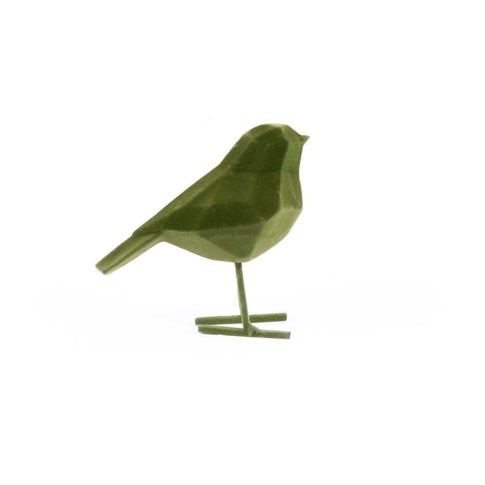 Tmavozelená dekoratívna soška PT LIVING Bird, výška 17 cm - Bonami.sk