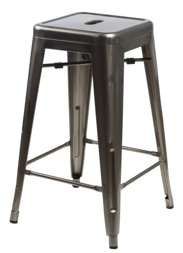  Barová stolička Paris 66cm kovová inšpirovaná Tolix - mobler.sk