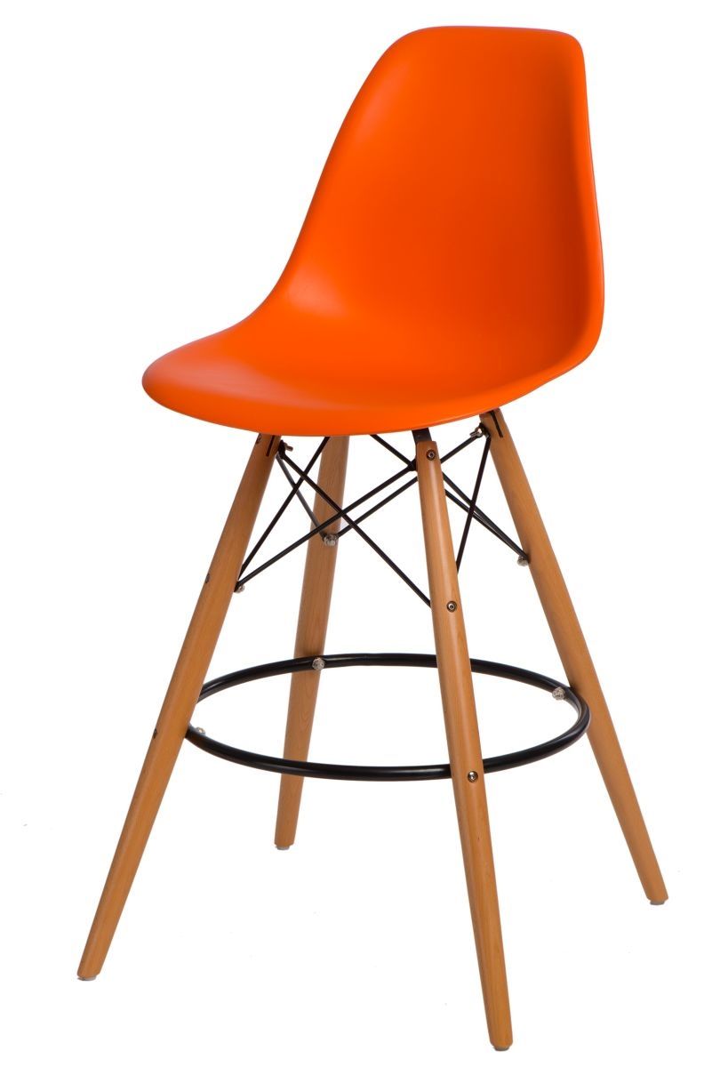  Barová stolička P016V PP oranžová - mobler.sk