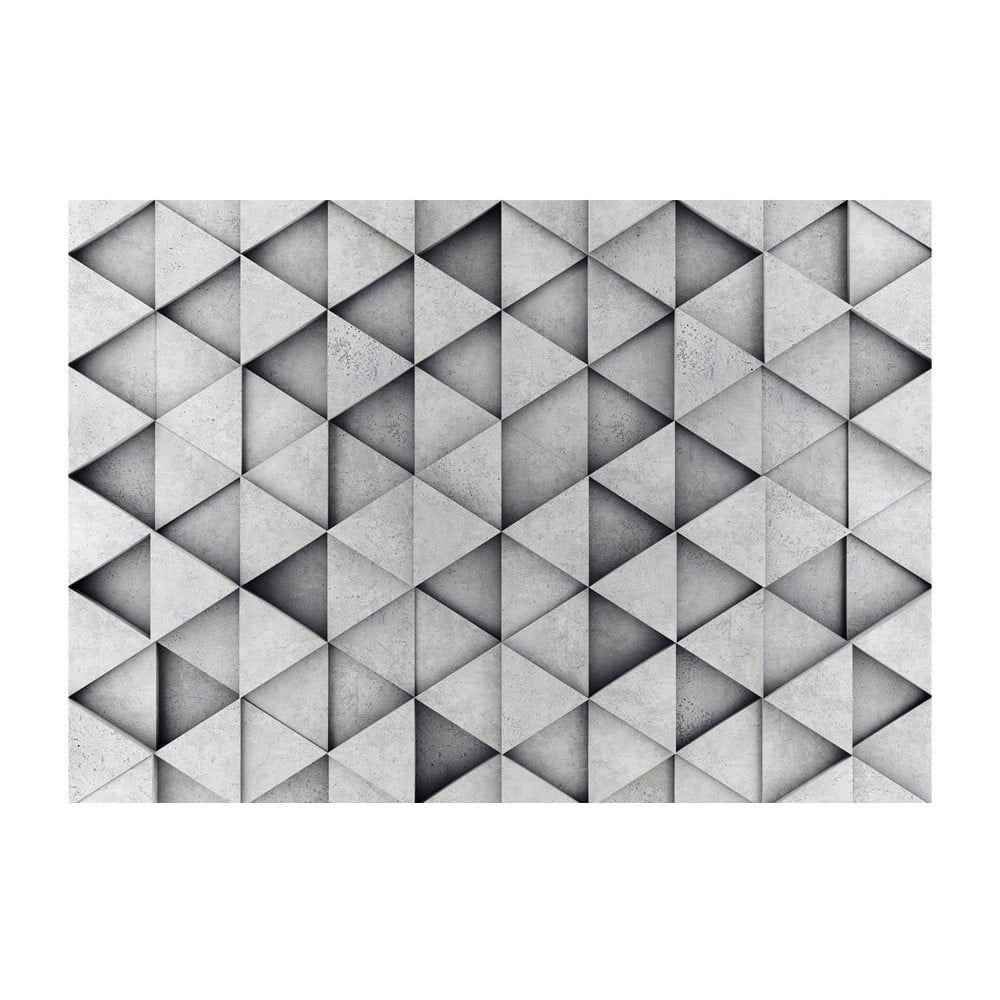 Veľkoformátová tapeta Bimago Grey Triangle, 400 x 280 cm - Bonami.sk