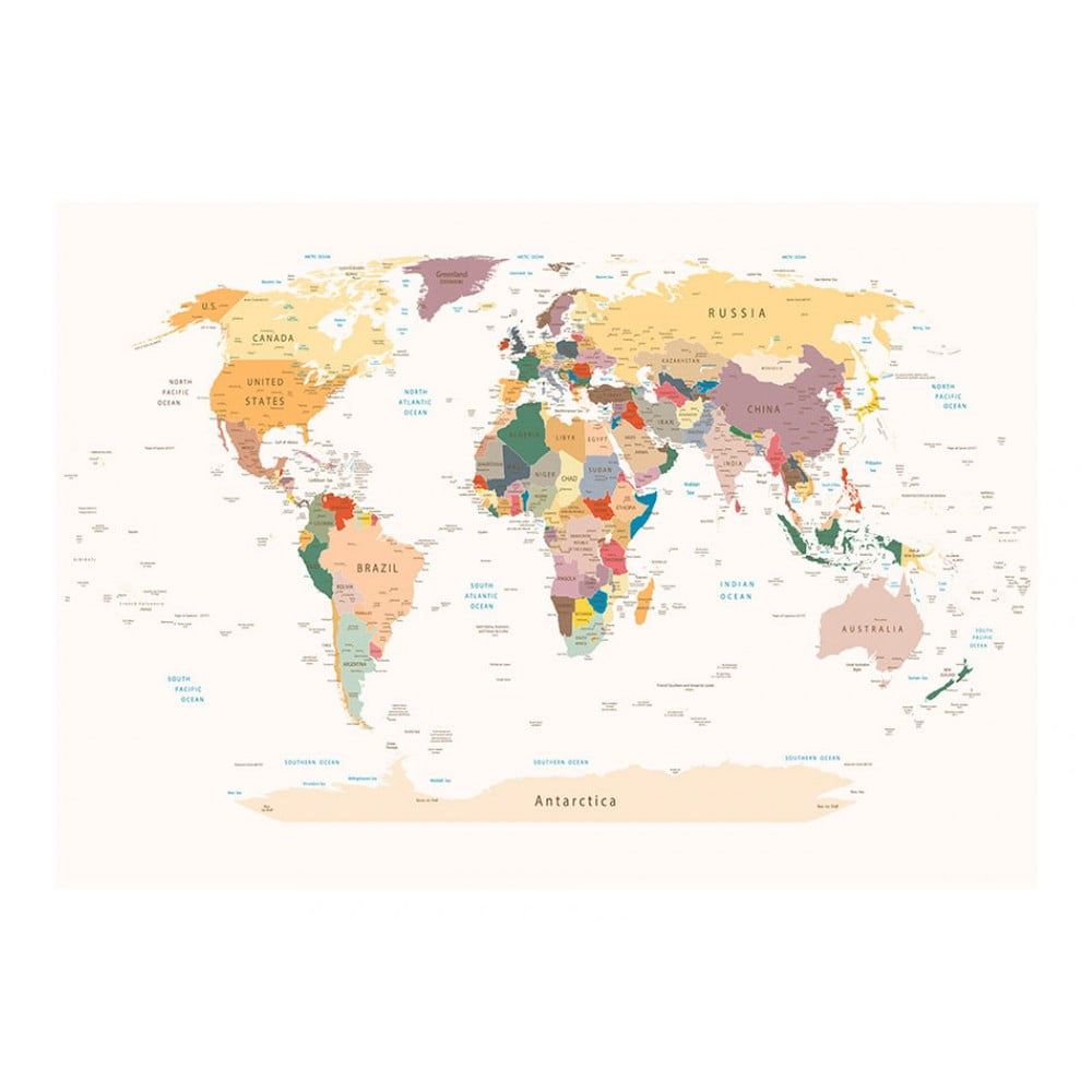 Veľkoformátová tapeta Bimago World Map, 300 × 210 cm - Bonami.sk