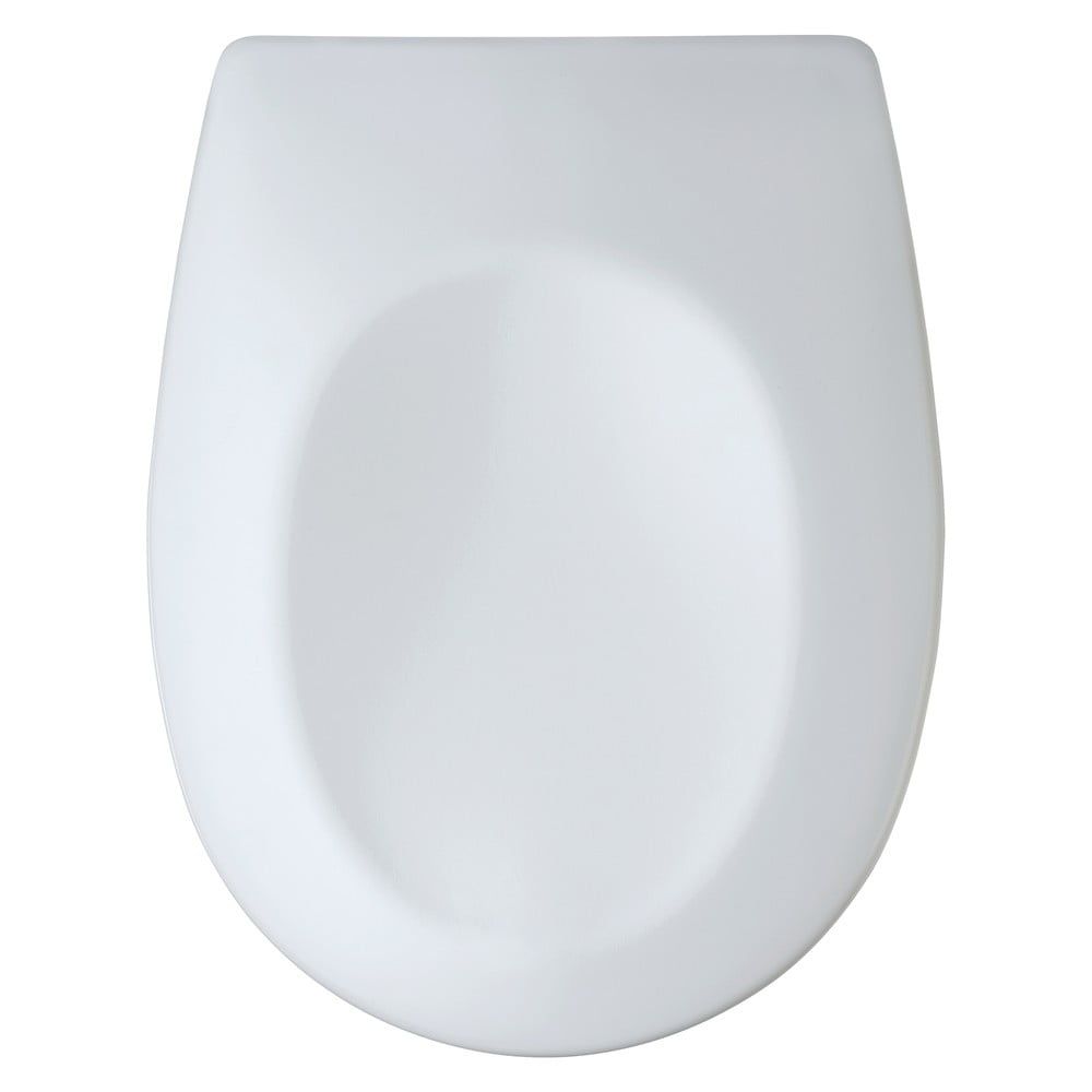 Biela toaletná doska s jednoduchým zatváraním Wenko Vorno Duroplast - Bonami.sk