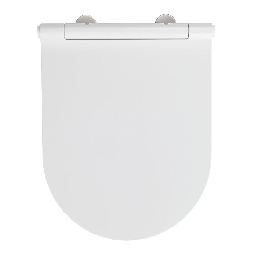 Biele WC sedadlo Wenko Nuoro White, 45,2 × 36,2 cm - Bonami.sk