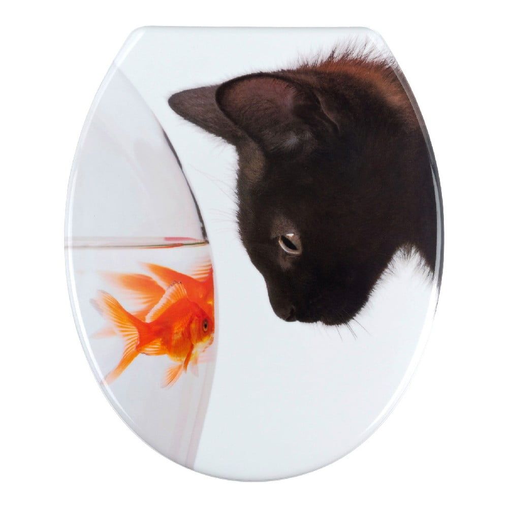 WC sedadlo Wenko Fish & Cat, 45 × 37,5 cm - Bonami.sk