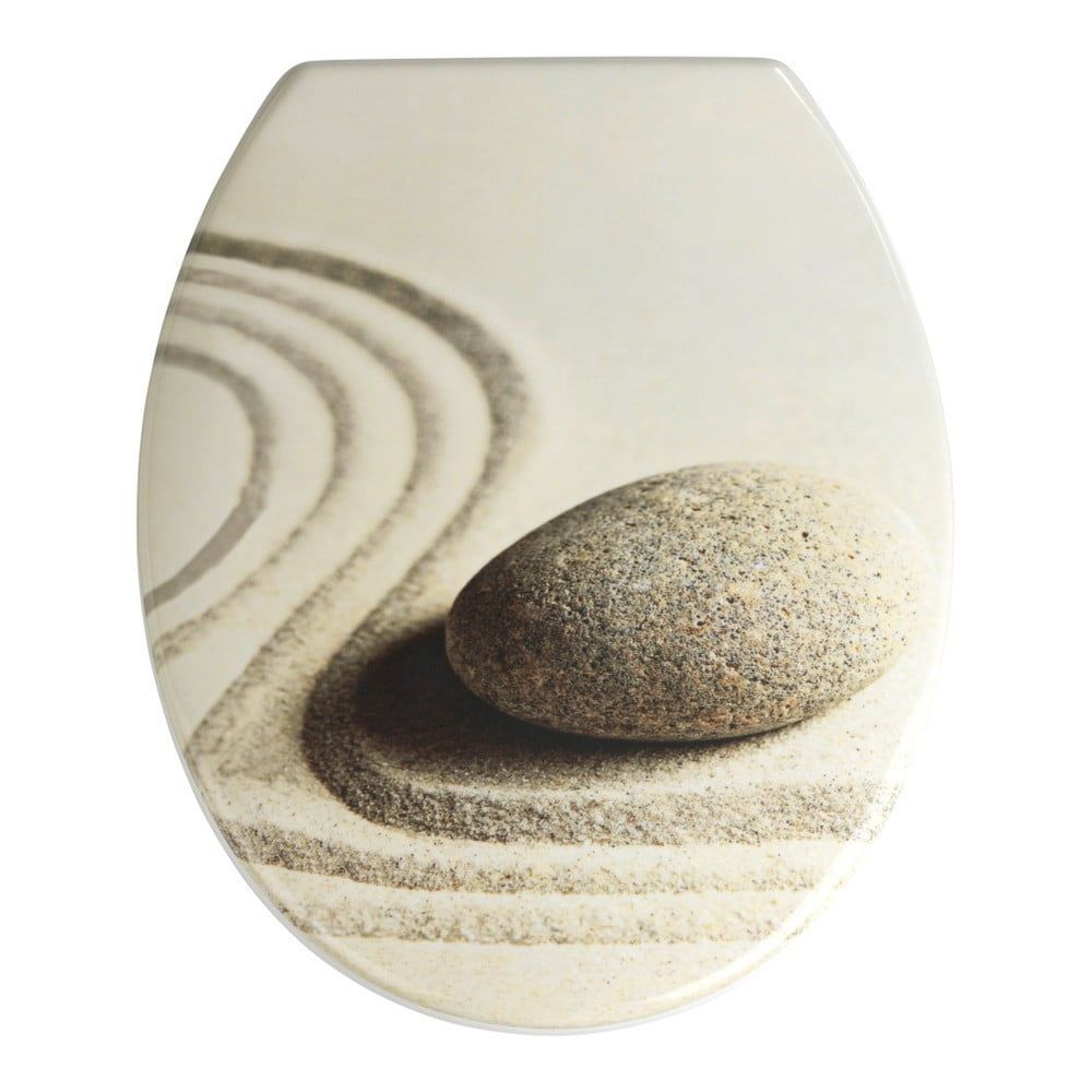 WC sedadlo Wenko Sand And Stone, 45 × 38 cm - Bonami.sk