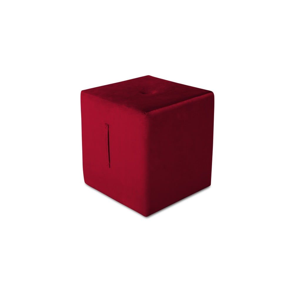 Červený puf Mazzini Sofas Margaret, 40 × 45 cm - Bonami.sk